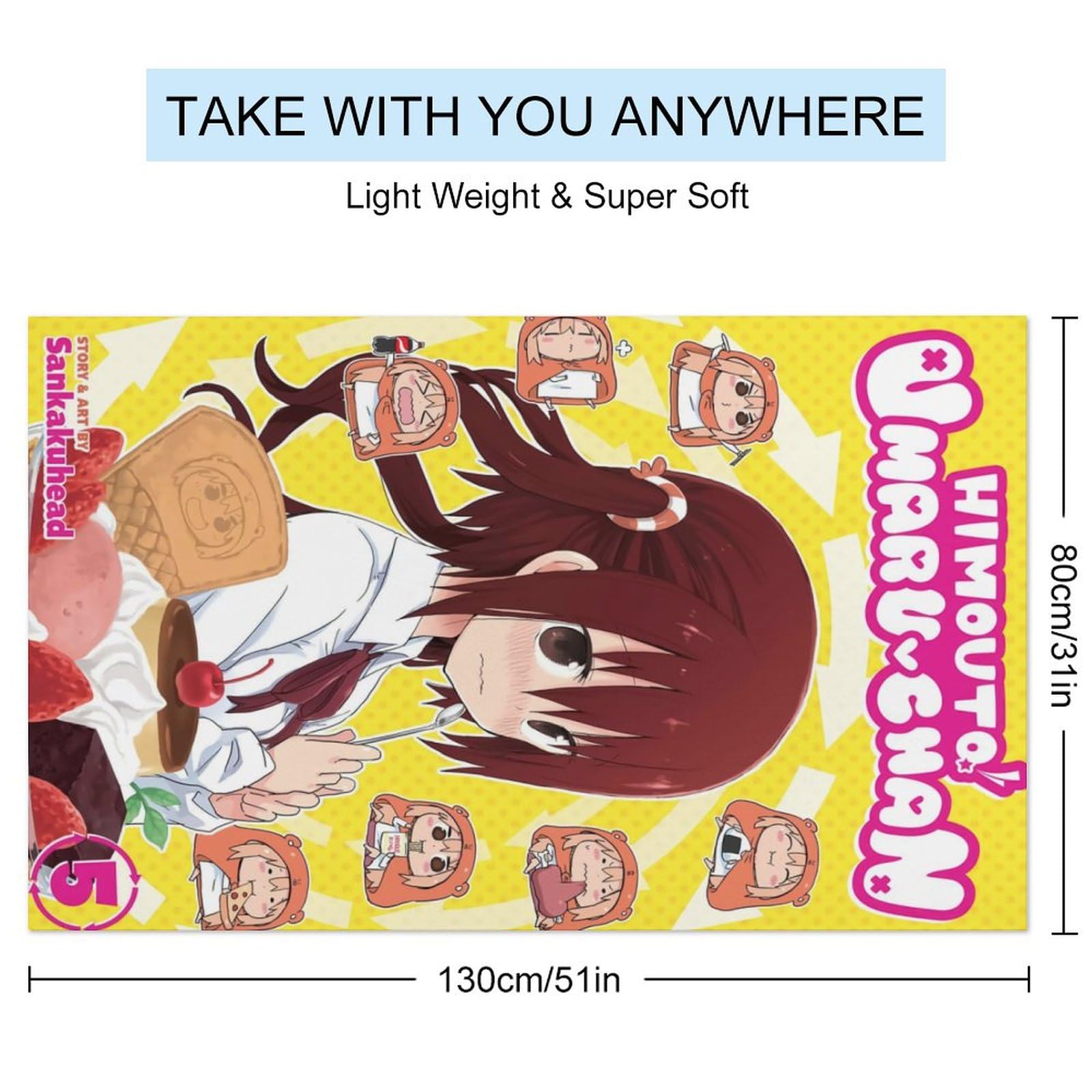 Amazon｜干物妹!うまるちゃんバスタオル 超吸収性多機能上品 ふわふわ